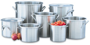 Vollrath 77580 Tri-Ply Stainless Steel Stock Pots