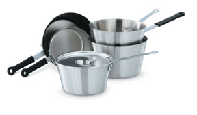 Vollrath 78341 Heavy-Duty Stainless Steel Tapered Sauce Pans