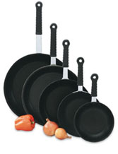 Vollrath 67607 Wear-Ever Fry Pans with SteelCoat x3 Interior and TriVent Silicone Handle