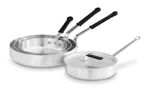 Vollrath 67737 Wear-Ever Aluminum Saute Pan with TriVent Handle