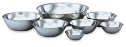 Vollrath 47934 Economy Stainless Steel Mixing Bowl, 4 qt