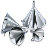 Vollrath 84780 Stainless Steel Funnels