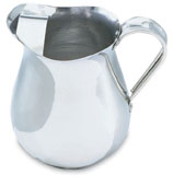 Vollrath 68174 Aluminum Water Pitcher with Ice Guard