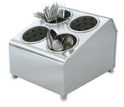 Vollrath 97241 Stainless Silv-a-tainer, Holds 6 Cylinders