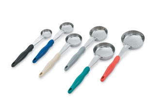 Vollrath 6432230 One Piece Heavy-Duty Color Coded Spoodle Utensil- Round Bowl