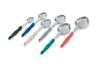 Vollrath 6422230 One Piece Heavy-Duty Color Coded Spoodle Utensil - Oval Bowl