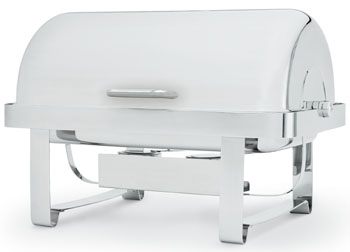 Vollrath 46360 Avenger Economy Roll-Top Chafer, Round
