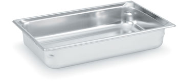 Vollrath 46862 Large Round Food Pan for Panacea and Maximillian Steel Chafers