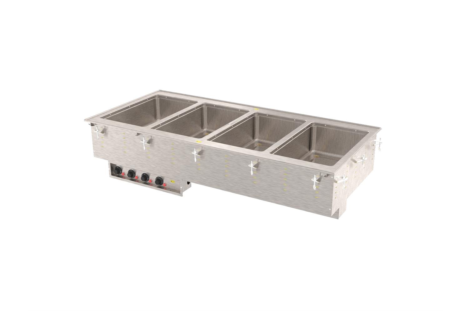 Vollrath 3640660HD Four-Well Modular Hot Drop In With Marine Grade Wells