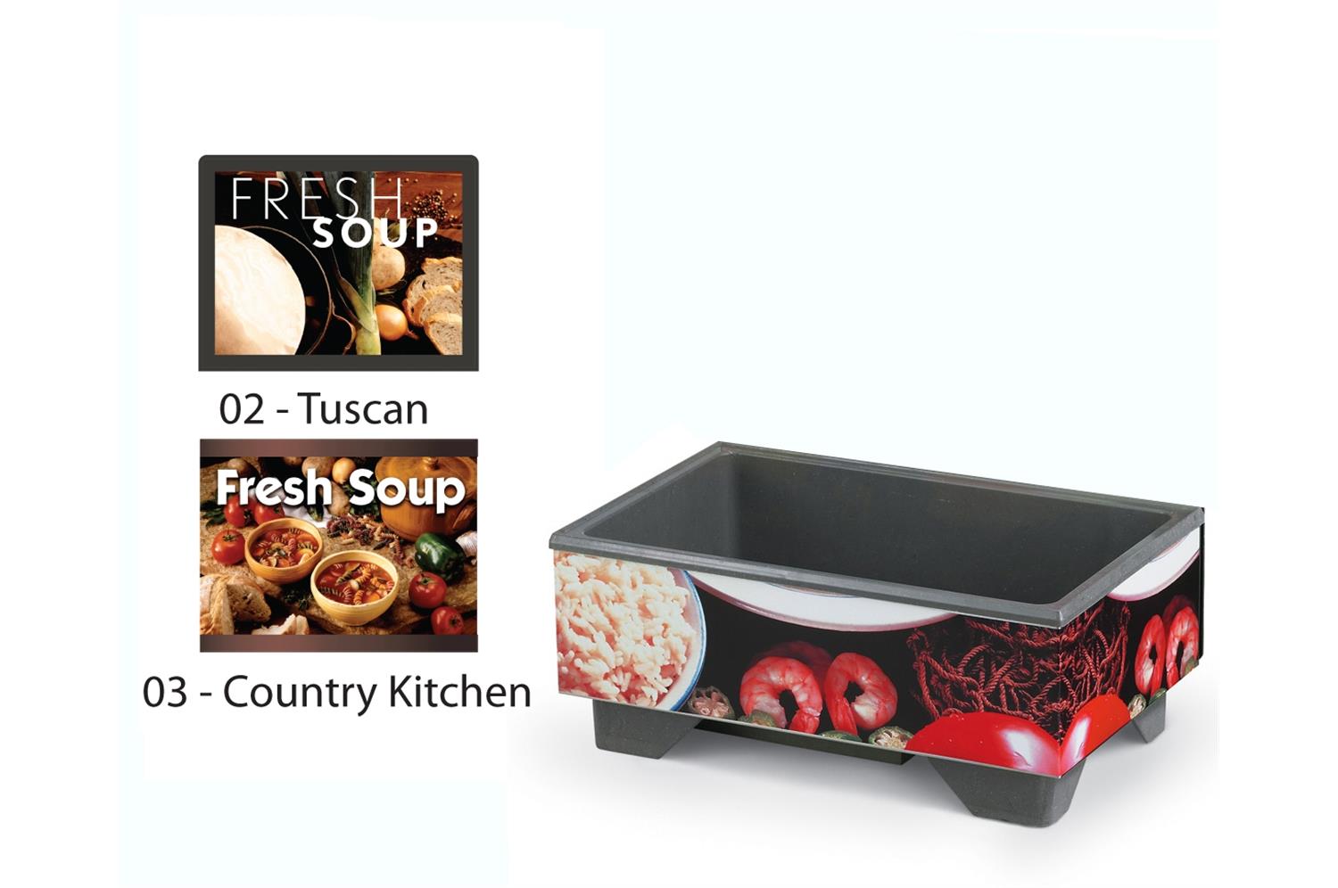 Vollrath 720200102 Full-Size Soup Merchandisers - Tuscan
