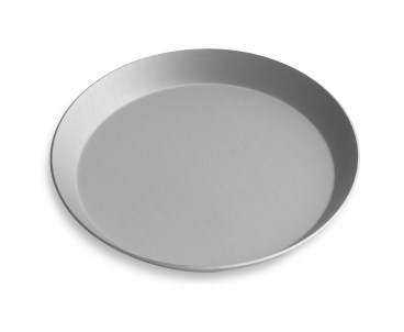 7" Solid Press Cut Pizza Pan with Clear Coat Anodized Finish Vollrath PC07SCC | 12 Per Case