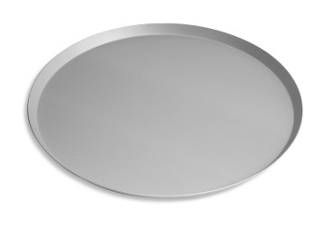 18" Solid Press Cut Pizza Pan with Clear Coat Anodized Finish Vollrath PC18SCC | 12 Per Case
