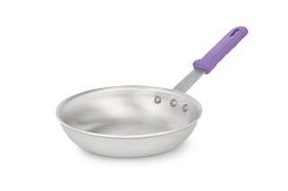 Vollrath 400880 Wear-Ever Fry Pan with Natural Finish and Purple Handle