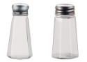 Vollrath 402 Traex Dripcut Paneled Polycarbonate Jar Salt & Pepper Shakers