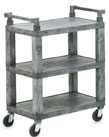 Vollrath 97112 Open Utility Cart with Plastic Uprights