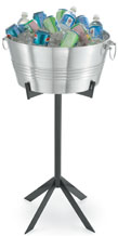 Vollrath 47225 Double-Wall Conical Stainless Beverage Bin for Floor Beverage Stand