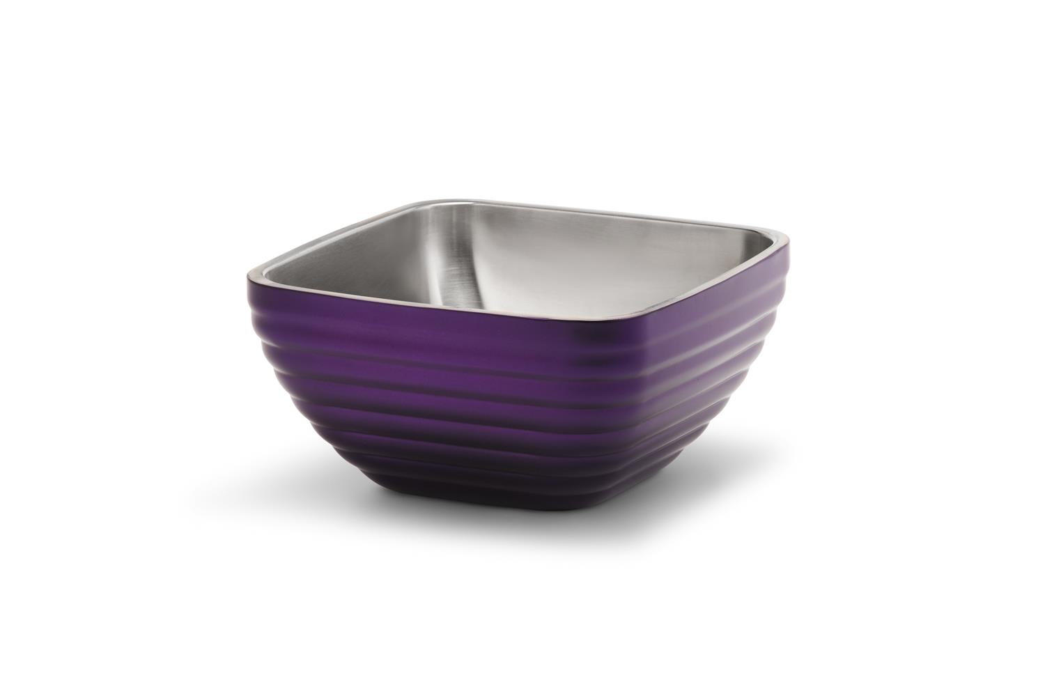 Vollrath 4763465 Square Colored Double-Wall Insulated Serving Bowls