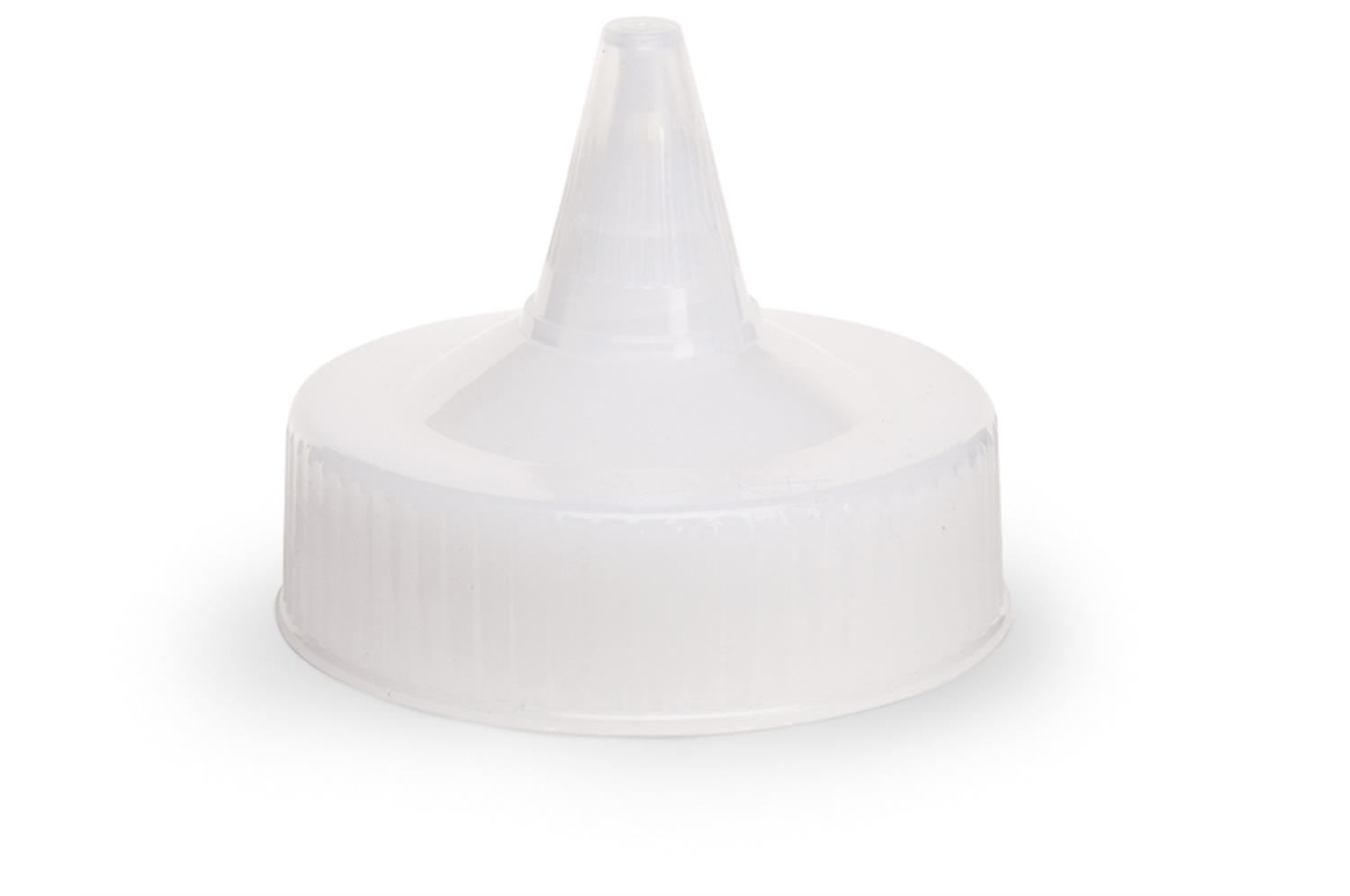 Vollrath 4914-13 Closeable single tip wide mouth clear replacement cap for squeeze dispenser