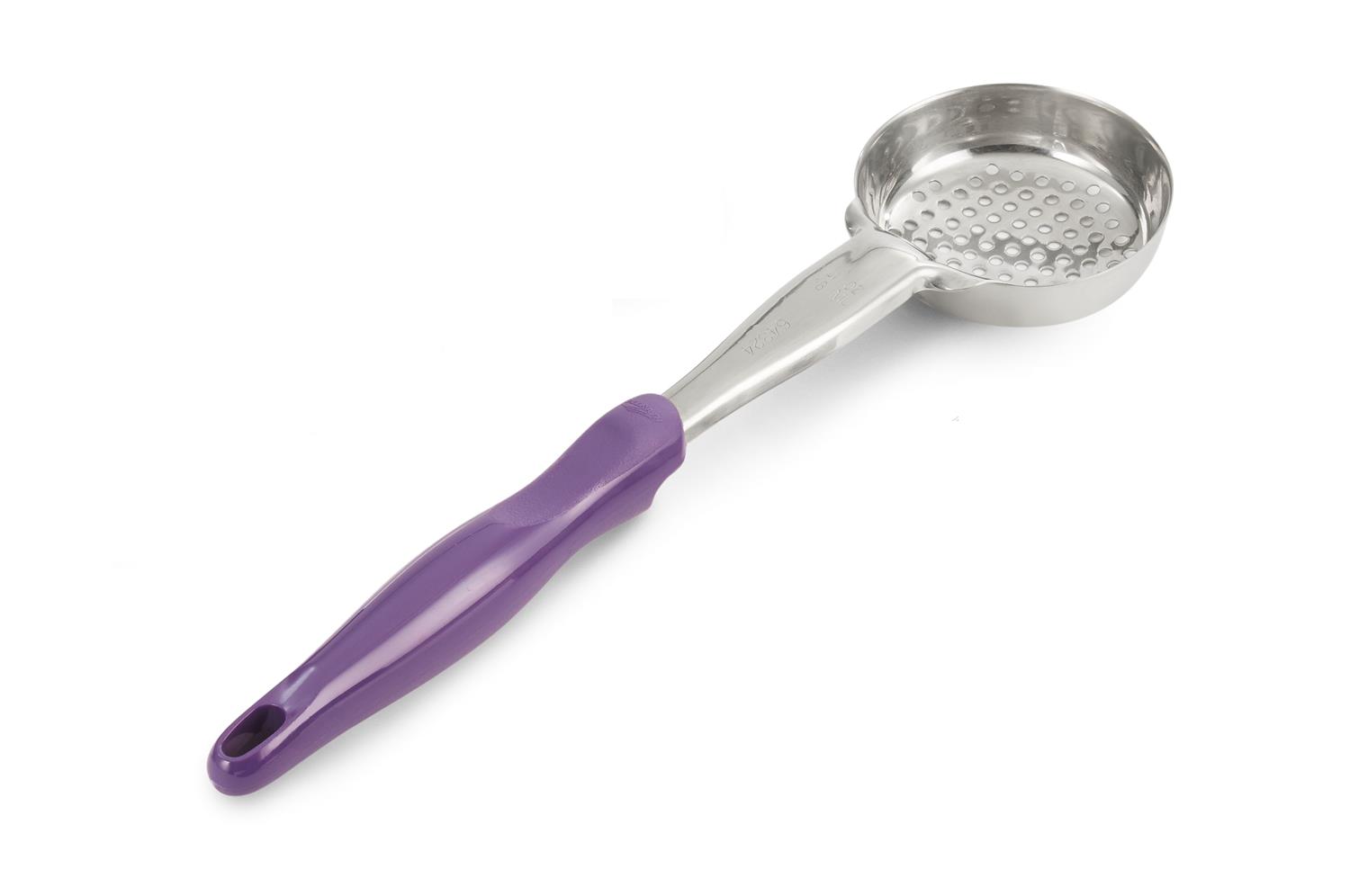 Vollrath 6432480 One Piece Heavy-Duty Color Coded Spoodle Utensil- Round Bowl