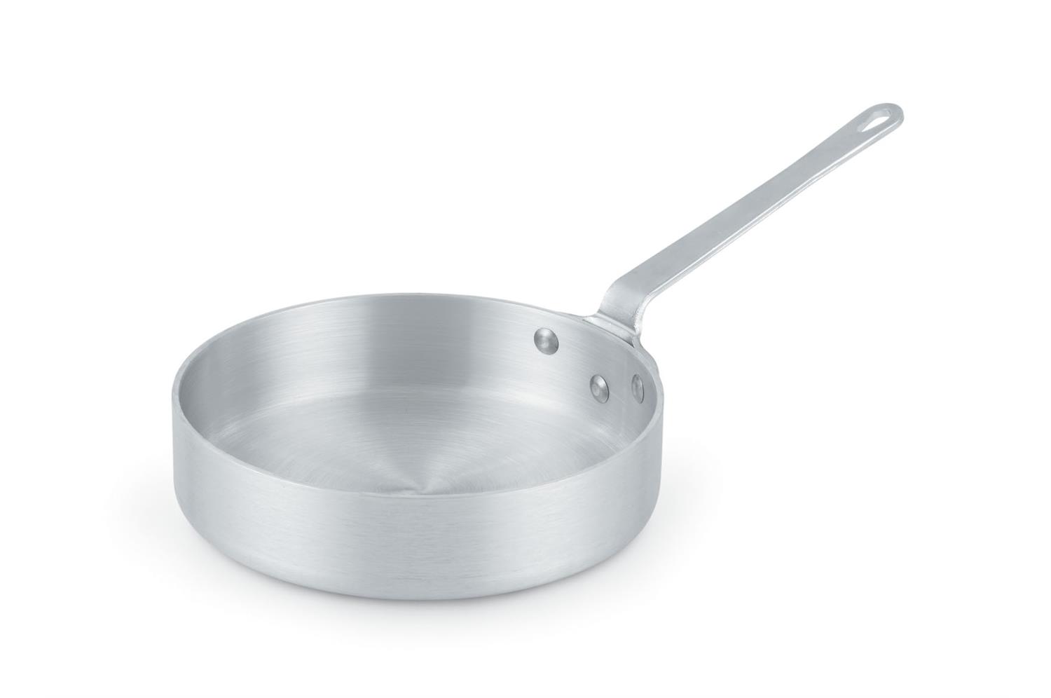 Vollrath 67437 Wear-Ever Aluminum Saute Pan with Traditional Handle