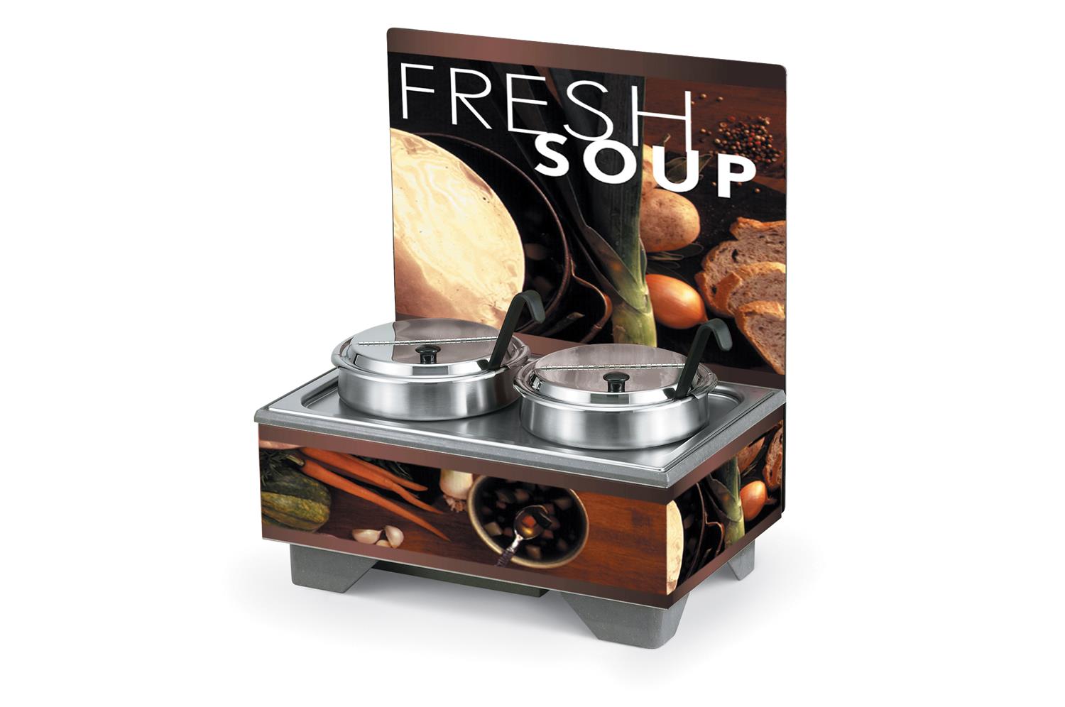 Vollrath 720202102 Full-Size Soup Merchandisers - Tuscan
