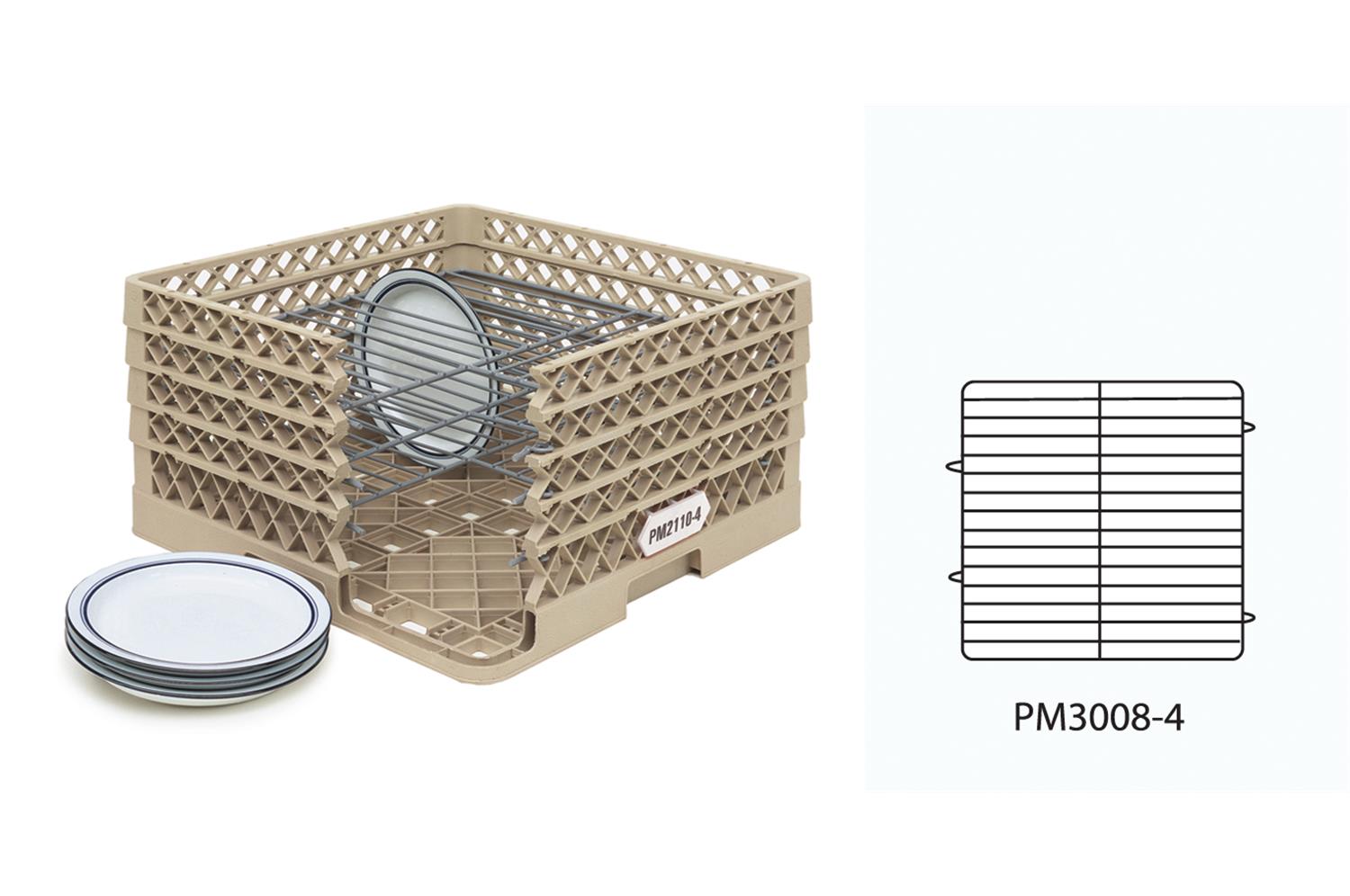 Vollrath PM3008-4 Traex Plate Crate Warewashing System