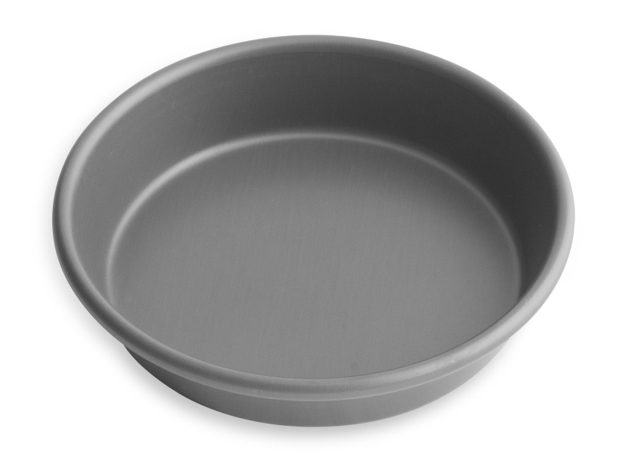 8" Solid Tapered Deep Dish Pizza Pan with Hard Coat Anodized Finish Vollrath 6708HC | 12 Per Case
