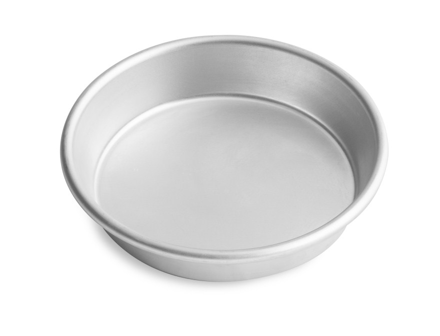 14" Solid Tapered Deep Dish Pizza Pan with Natural Finish Vollrath 6714N | 12 Per Case