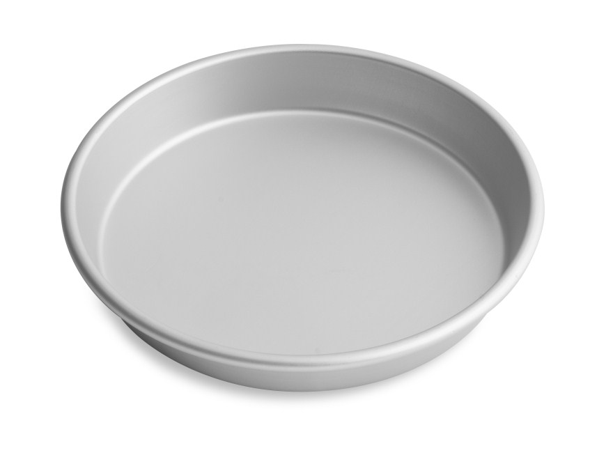 10" Solid Tapered Deep Dish Pizza Pan with Clear Coat Anodized Finish Vollrath 6710CC | 12 Per Case