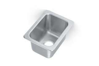 Vollrath 101-1-1 Self-Rimming Single bowl sink