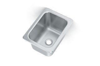 Vollrath 101-1-2 Self-Rimming Single bowl sink