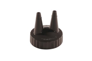 Vollrath 2200-01 Twin tip brown replacement cap for squeeze dispenser