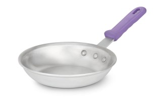 Vollrath 400780 Wear-Ever Fry Pan with Natural Finish and Purple Handle