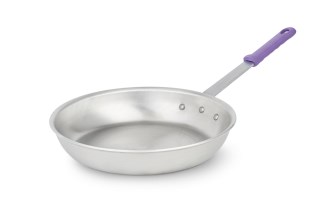 Vollrath 401280 Wear-Ever Fry Pan with Natural Finish and Purple Handle
