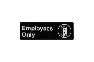 Vollrath 4506 Contemporary English Symbol Signs