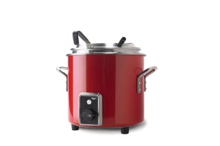 Vollrath 7217755 Retro Stock Pot Kettle Rethermalizer, Fire Engine Red