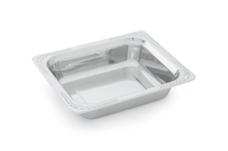 Vollrath 8231810 Miramar Decorative Pan - Rectangle, Half Size, 1" Deep