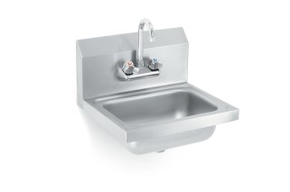 Vollrath K1410-C Sink with strainer and gooseneck faucet