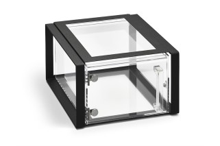 Vollrath SBC12F-06 1/2 Size  Display Bin with  Front Doors & Black Frame