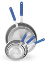Vollrath 4007 Wear-Ever Fry Pans with Natural Finish and Cool Handle