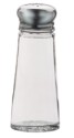 Vollrath 703 Traex Dripcut Smooth Glass Jar / Mushroom Top Salt & Pepper Shakers